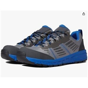 Danner Run Time Womens Gray Blue Non Metallic Comp Toe Work Shoes Safety 6.5 NEW